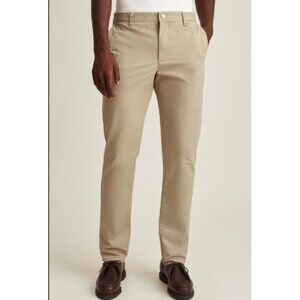 Bonobos Men Pants Khaki Washed Chinos Straight Fit Classic Golf Slack Size 35x30